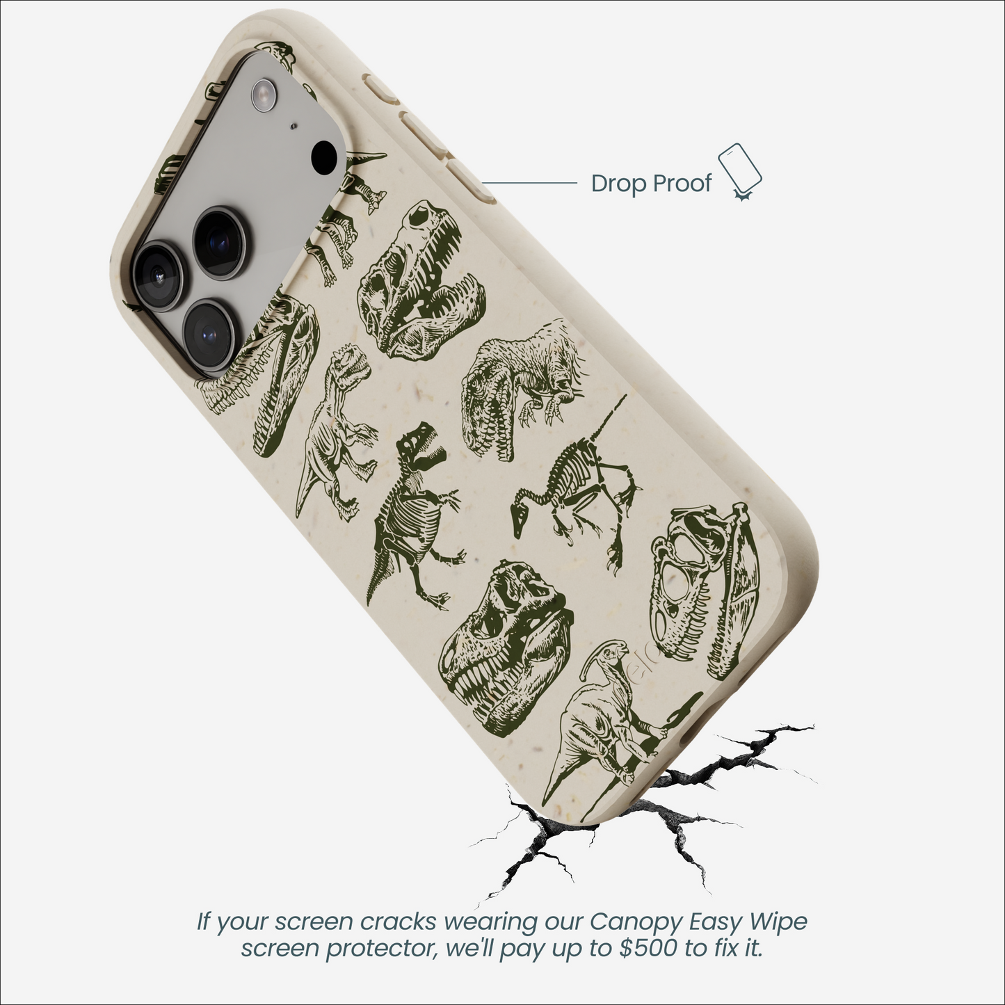 London Fog Jurassic iPhone 17 Pro Max Case