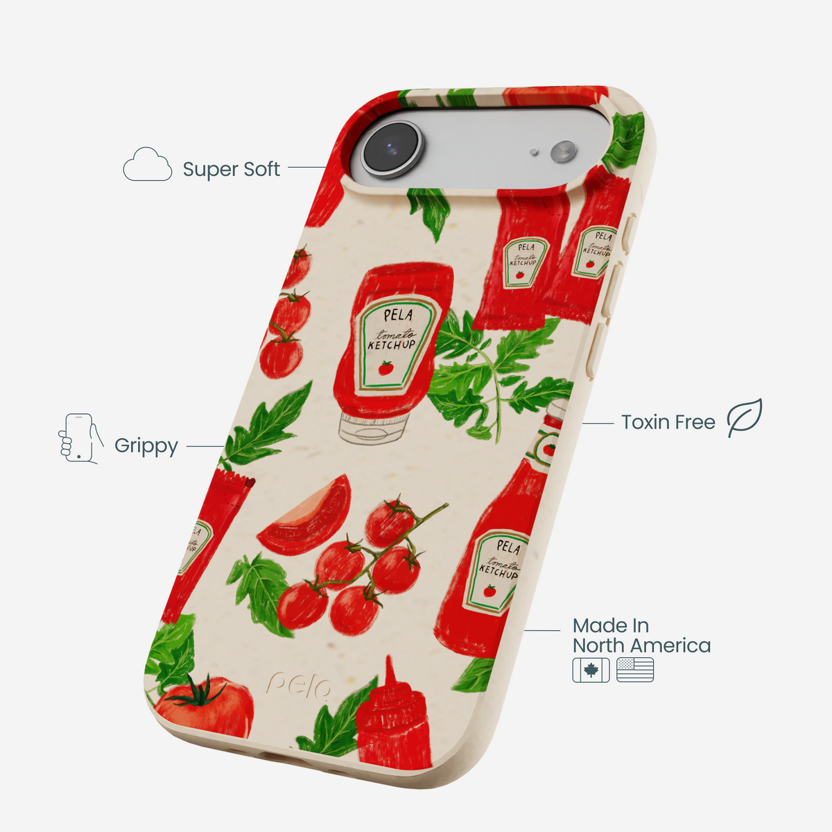 Seashell Ketchup Party iPhone Air Case