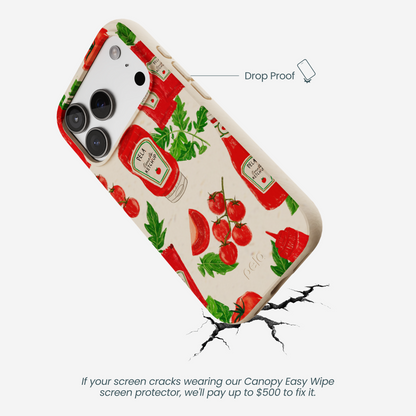 Seashell Ketchup Party iPhone 17 Pro Case