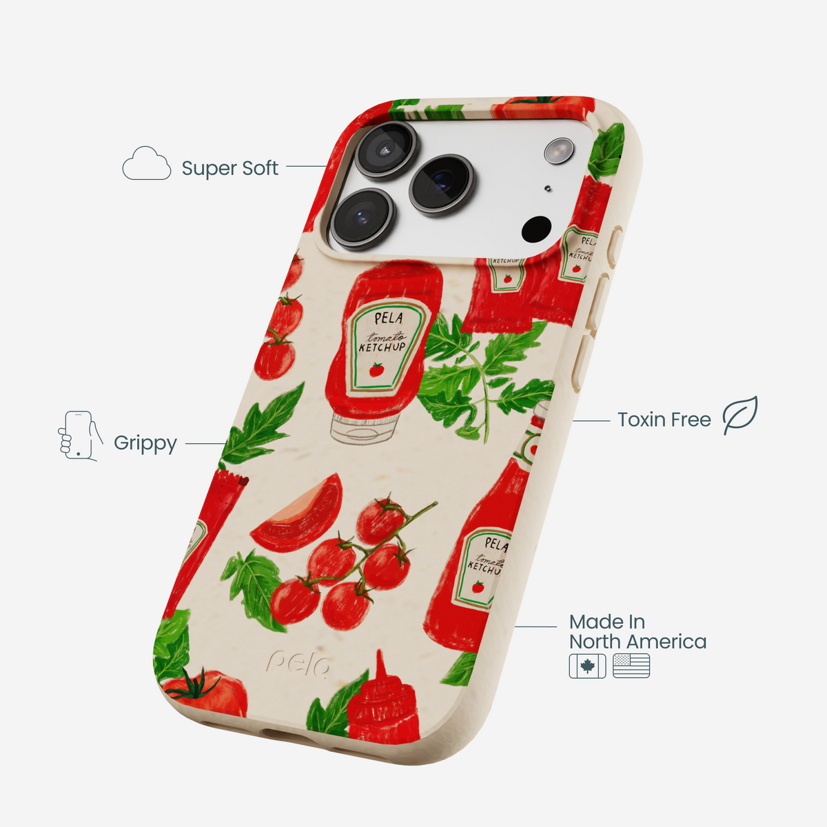 Seashell Ketchup Party iPhone 17 Pro Case