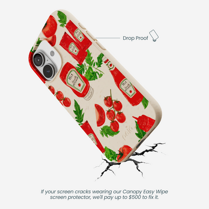 Seashell Ketchup Party iPhone 17 Case
