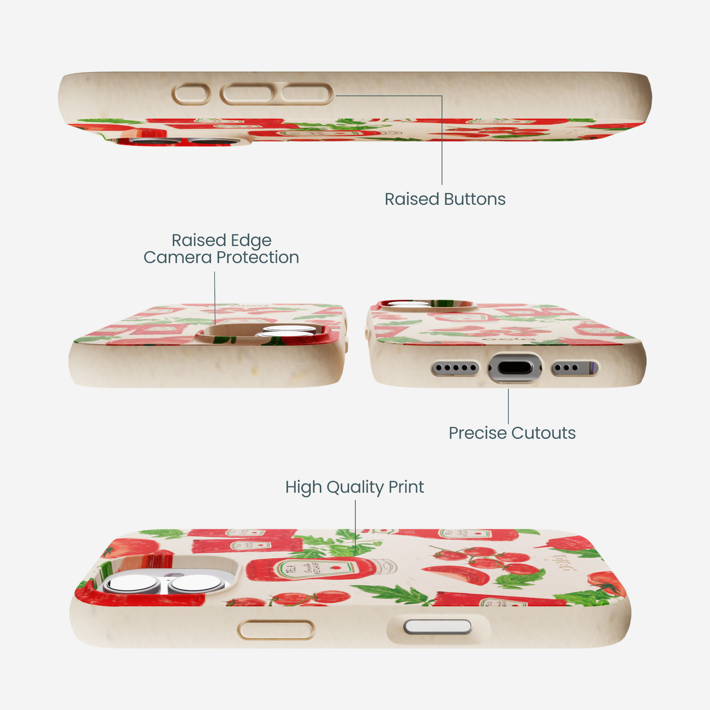 Seashell Ketchup Party iPhone 17 Case