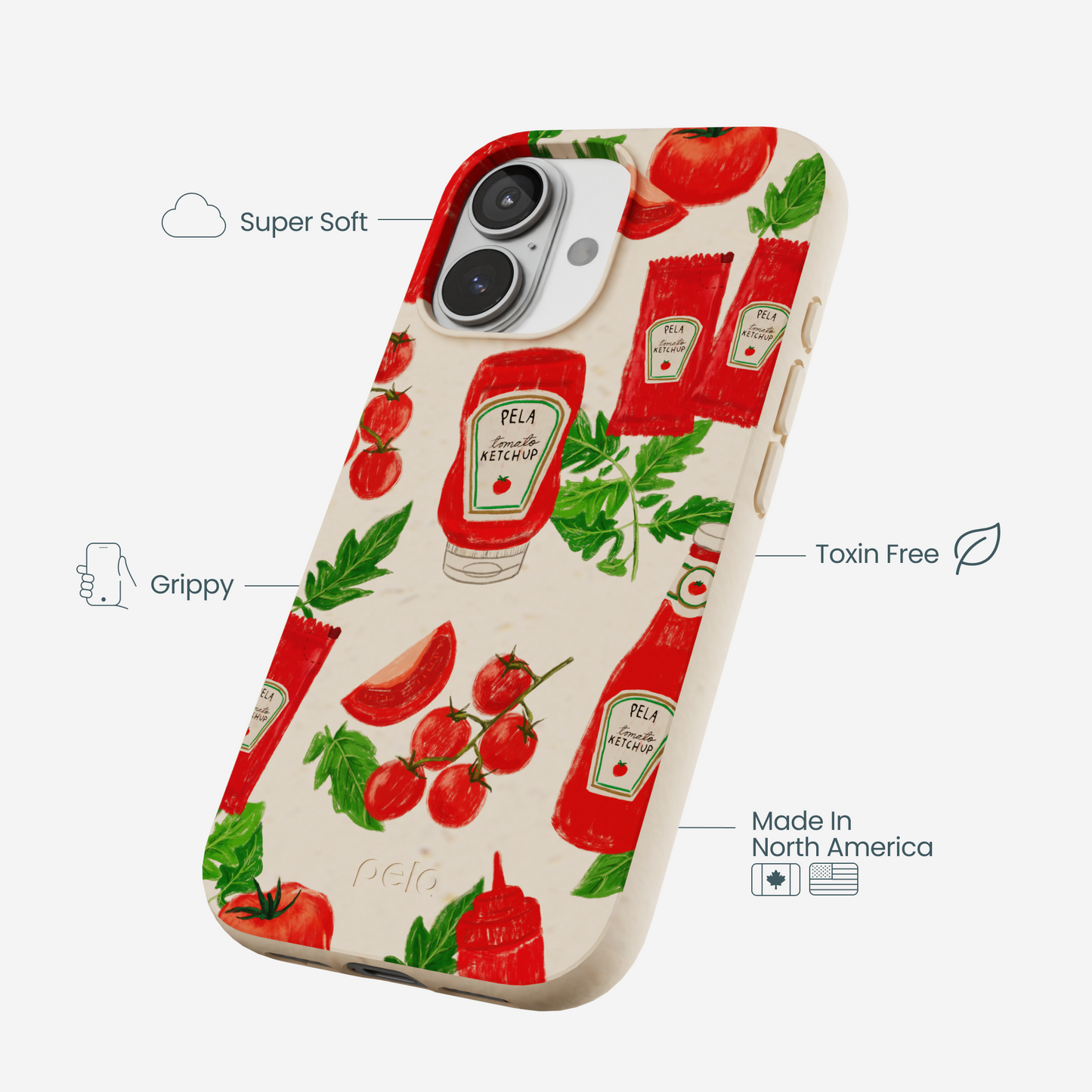 Seashell Ketchup Party iPhone 17 Case