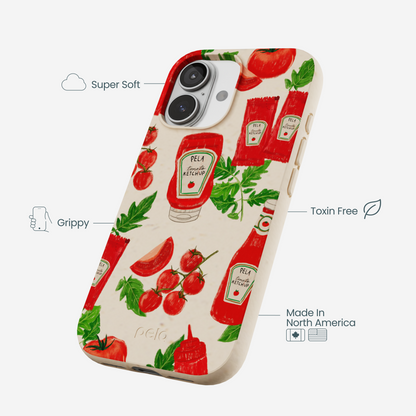 Seashell Ketchup Party iPhone 17 Case