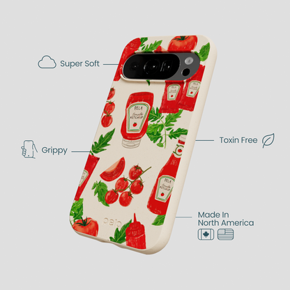 Seashell Ketchup Party Google Pixel 10/10 Pro Case
