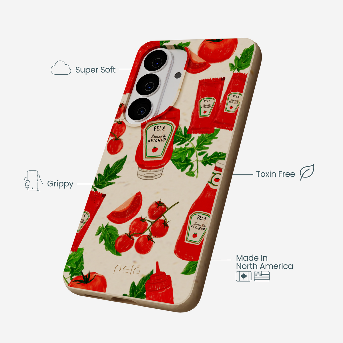Seashell Ketchup Party Samsung Galaxy S26 Case