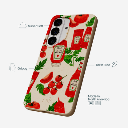 Seashell Ketchup Party Samsung Galaxy S26 Case