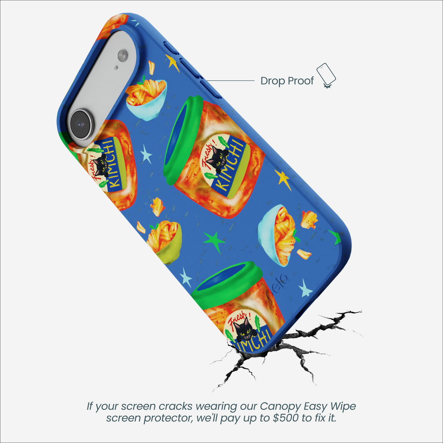 Electric Blue Kimchi Club iPhone Air Case