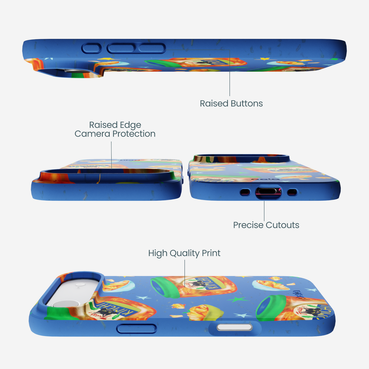 Electric Blue Kimchi Club iPhone Air Case