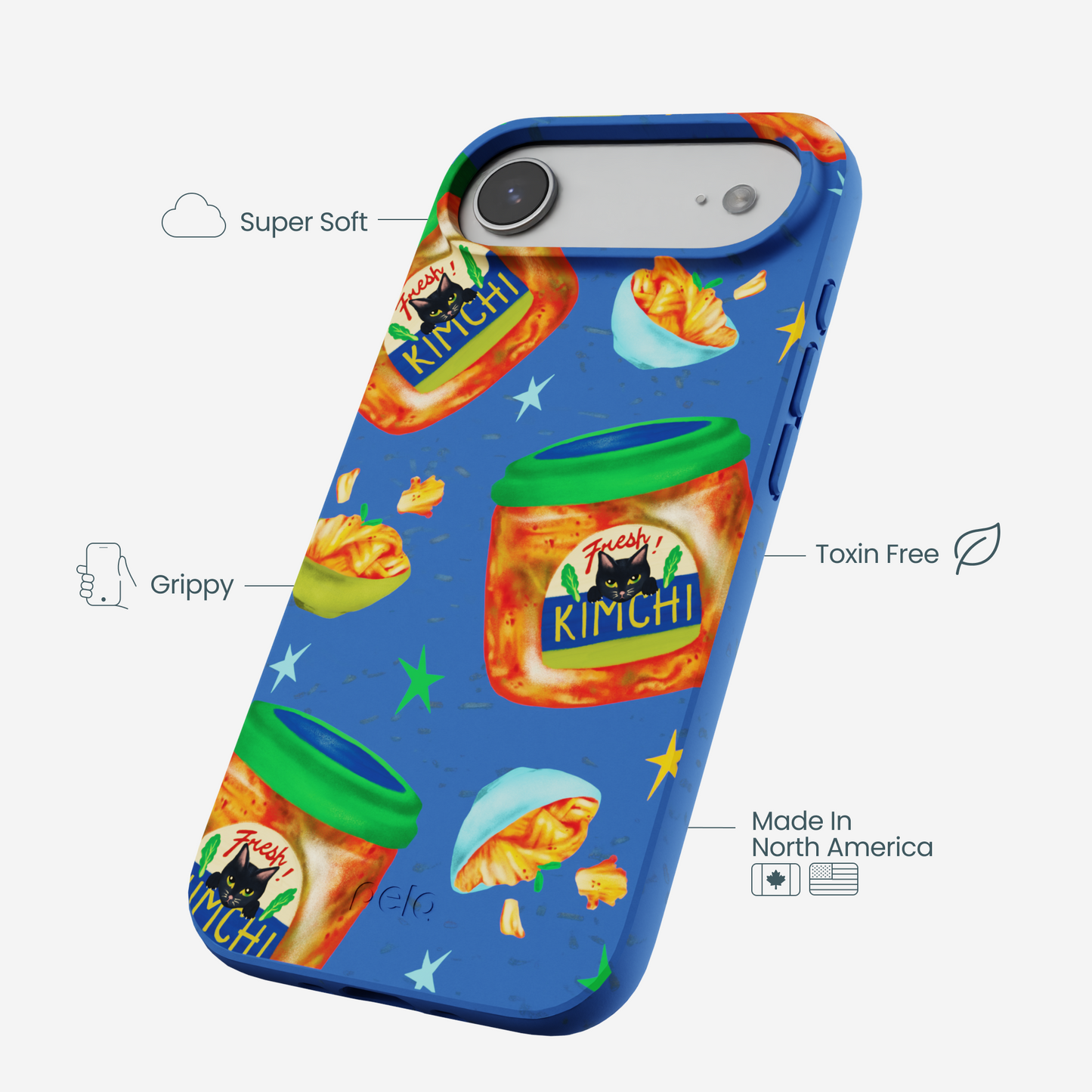 Electric Blue Kimchi Club iPhone Air Case