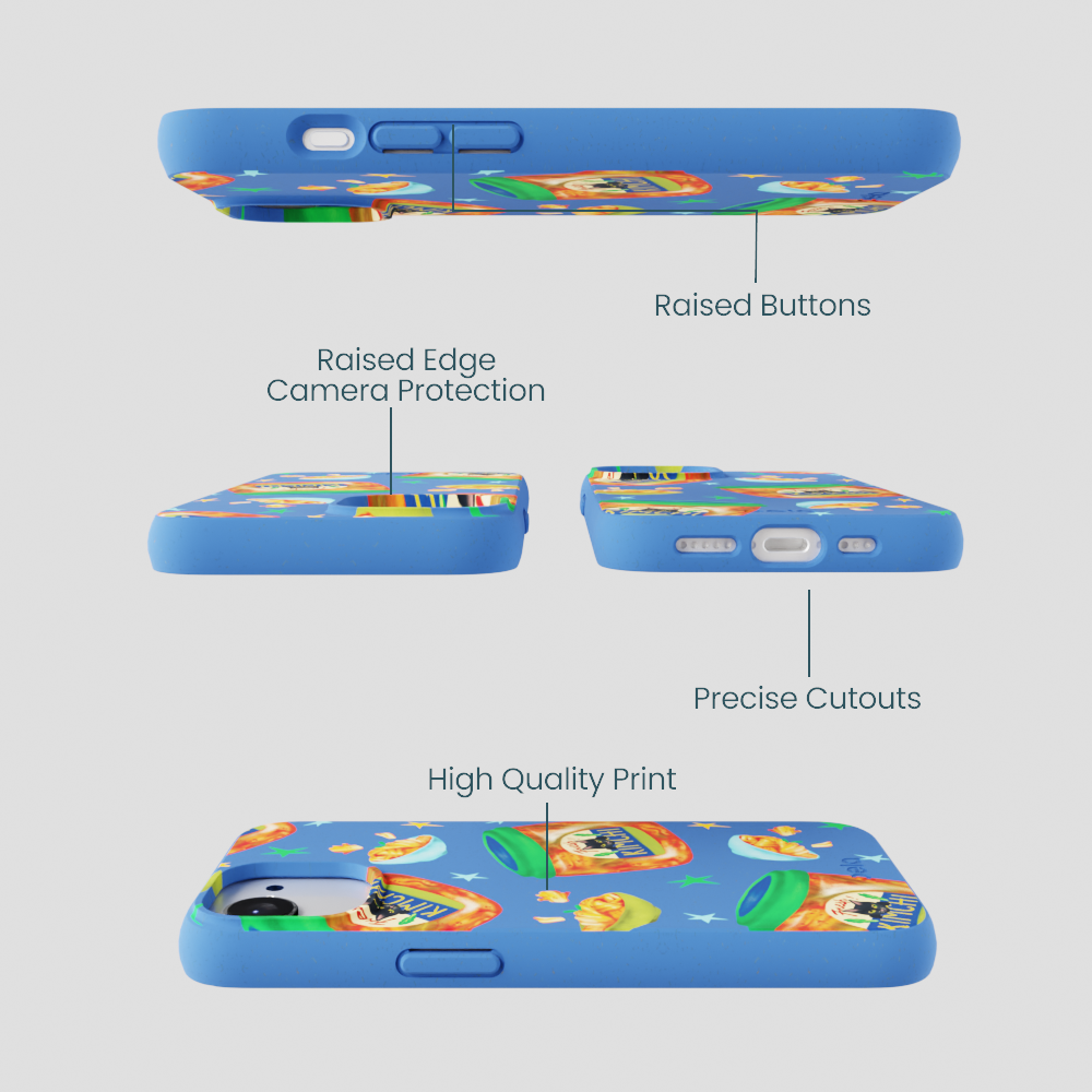 Electric Blue Kimchi Club iPhone 16e/17e Case