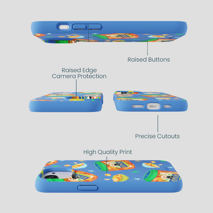 Electric Blue Kimchi Club iPhone 16e/17e Case