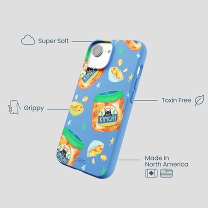 Electric Blue Kimchi Club iPhone 16e/17e Case