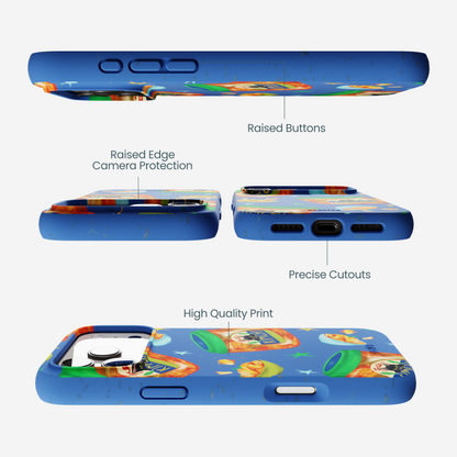 Electric Blue Kimchi Club iPhone 17 Pro Max Case