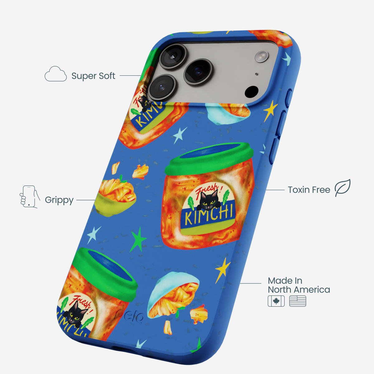 Electric Blue Kimchi Club iPhone 17 Pro Max Case