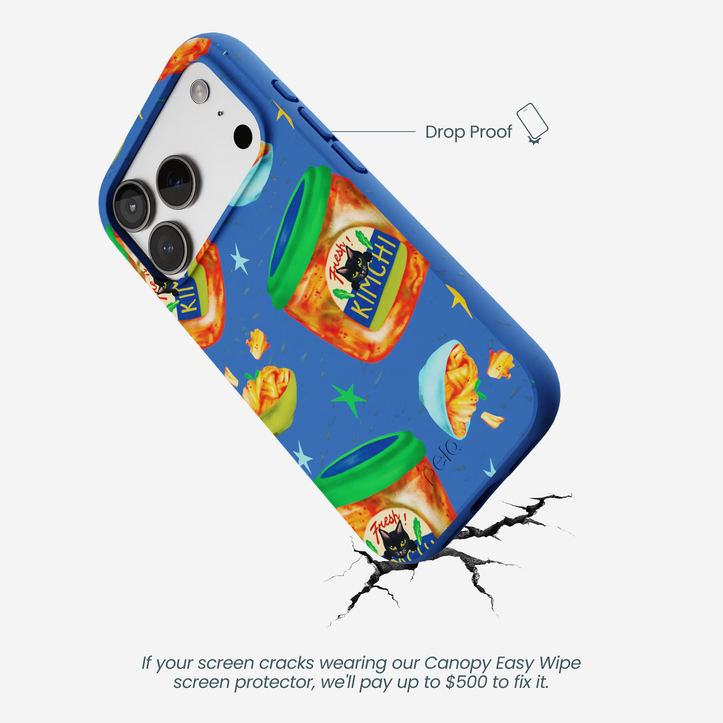 Electric Blue Kimchi Club iPhone 17 Pro Case