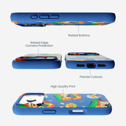 Electric Blue Kimchi Club iPhone 17 Pro Case