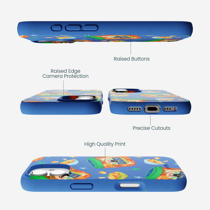 Electric Blue Kimchi Club iPhone 17 Case