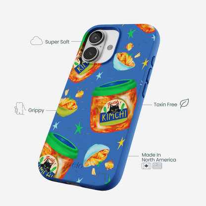 Electric Blue Kimchi Club iPhone 17 Case