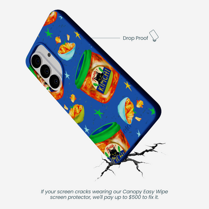 Electric Blue Kimchi Club Samsung Galaxy S26 Case