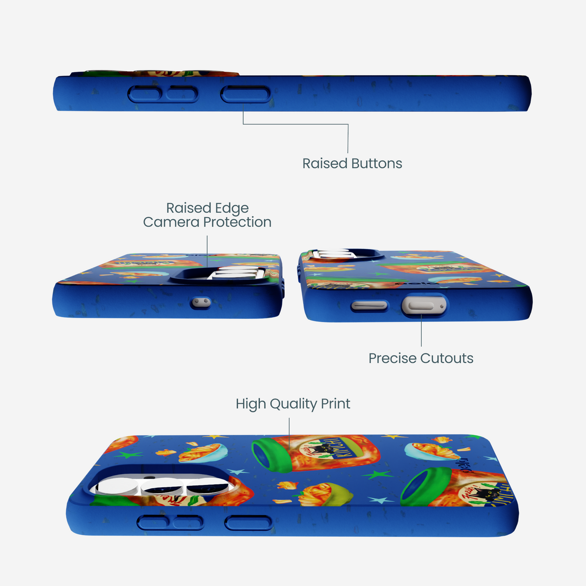 Electric Blue Kimchi Club Samsung Galaxy S26 Case