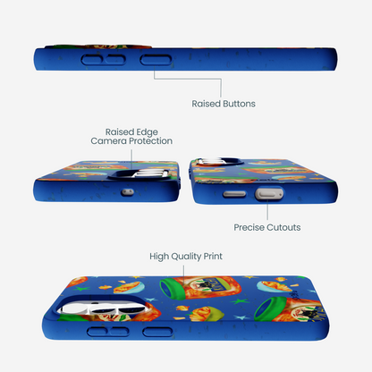 Electric Blue Kimchi Club Samsung Galaxy S26 Case