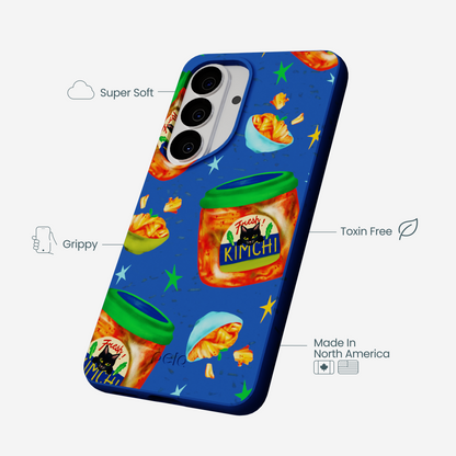 Electric Blue Kimchi Club Samsung Galaxy S26 Case