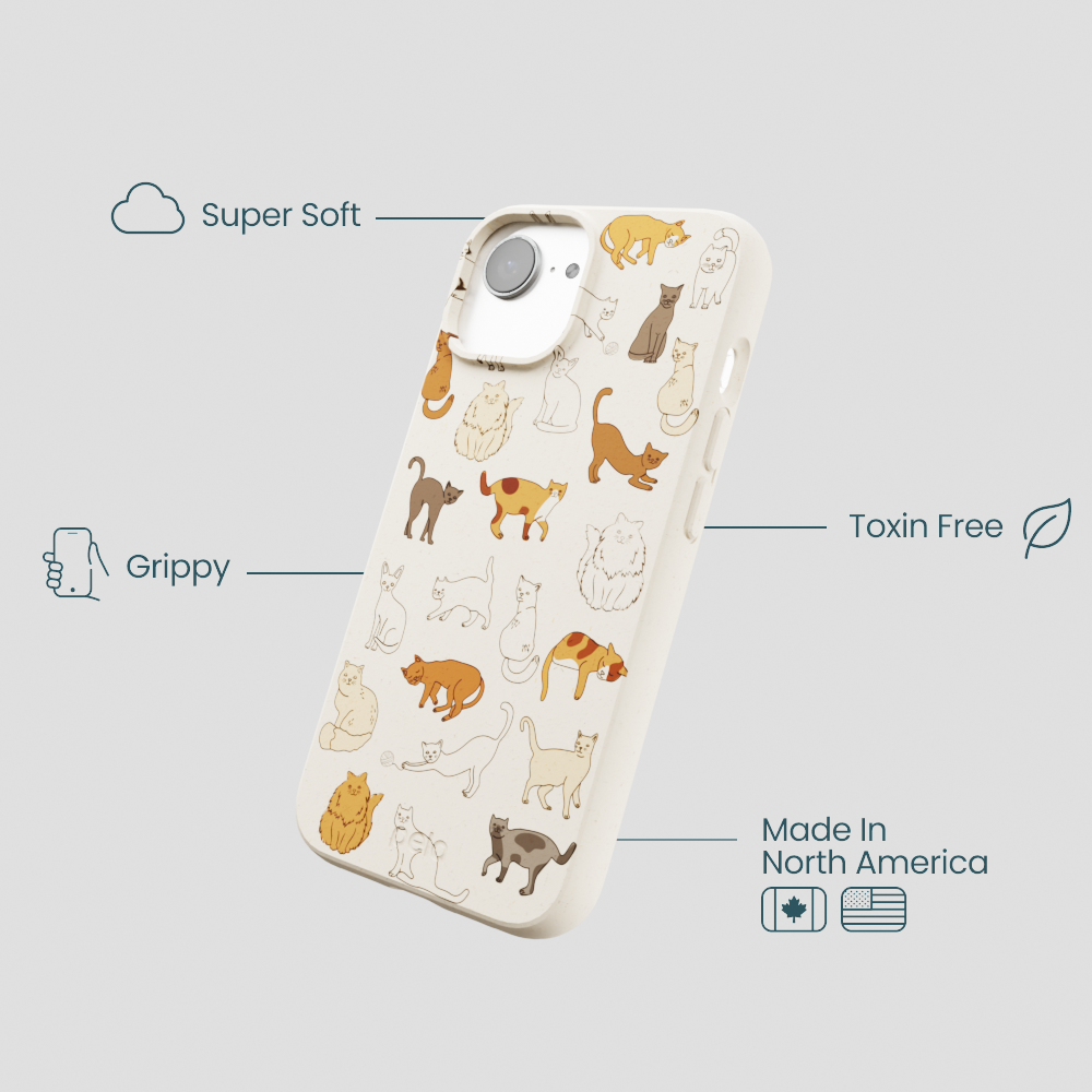 London Fog Kitty Cats iPhone 16e/17e Case