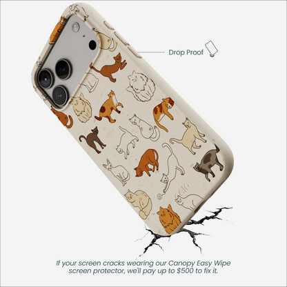 London Fog Kitty Cats iPhone 17 Pro Max Case