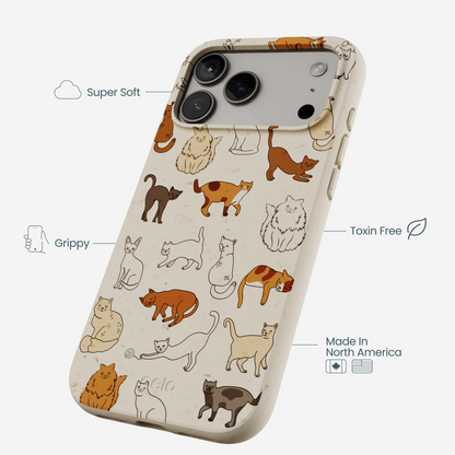 London Fog Kitty Cats iPhone 17 Pro Max Case