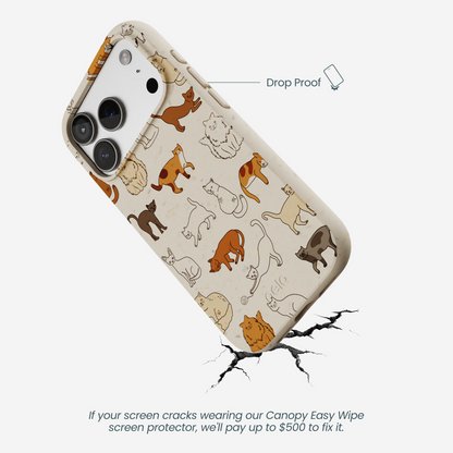 London Fog Kitty Cats iPhone 17 Pro Case