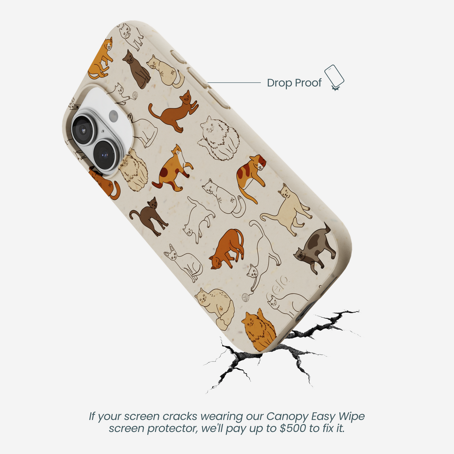 London Fog Kitty Cats iPhone 17 Case