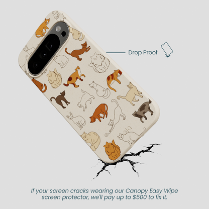 London Fog Kitty Cats Google Pixel 10 Pro XL Case