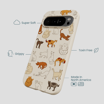 London Fog Kitty Cats Google Pixel 10 Pro XL Case