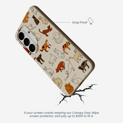 London Fog Kitty Cats Samsung Galaxy S26 Case