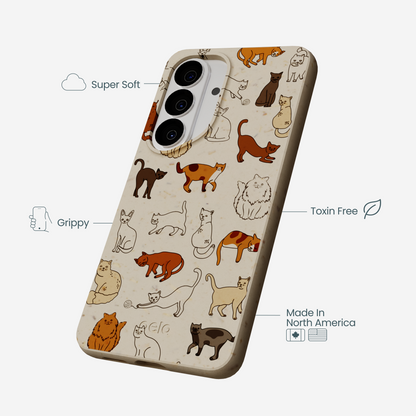 London Fog Kitty Cats Samsung Galaxy S26 Case