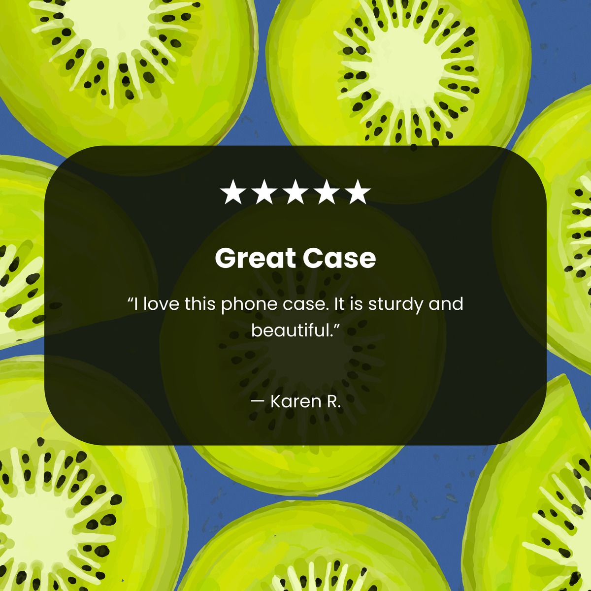 Electric Blue Kiwi Slices Google Pixel 10 Pro XL Case