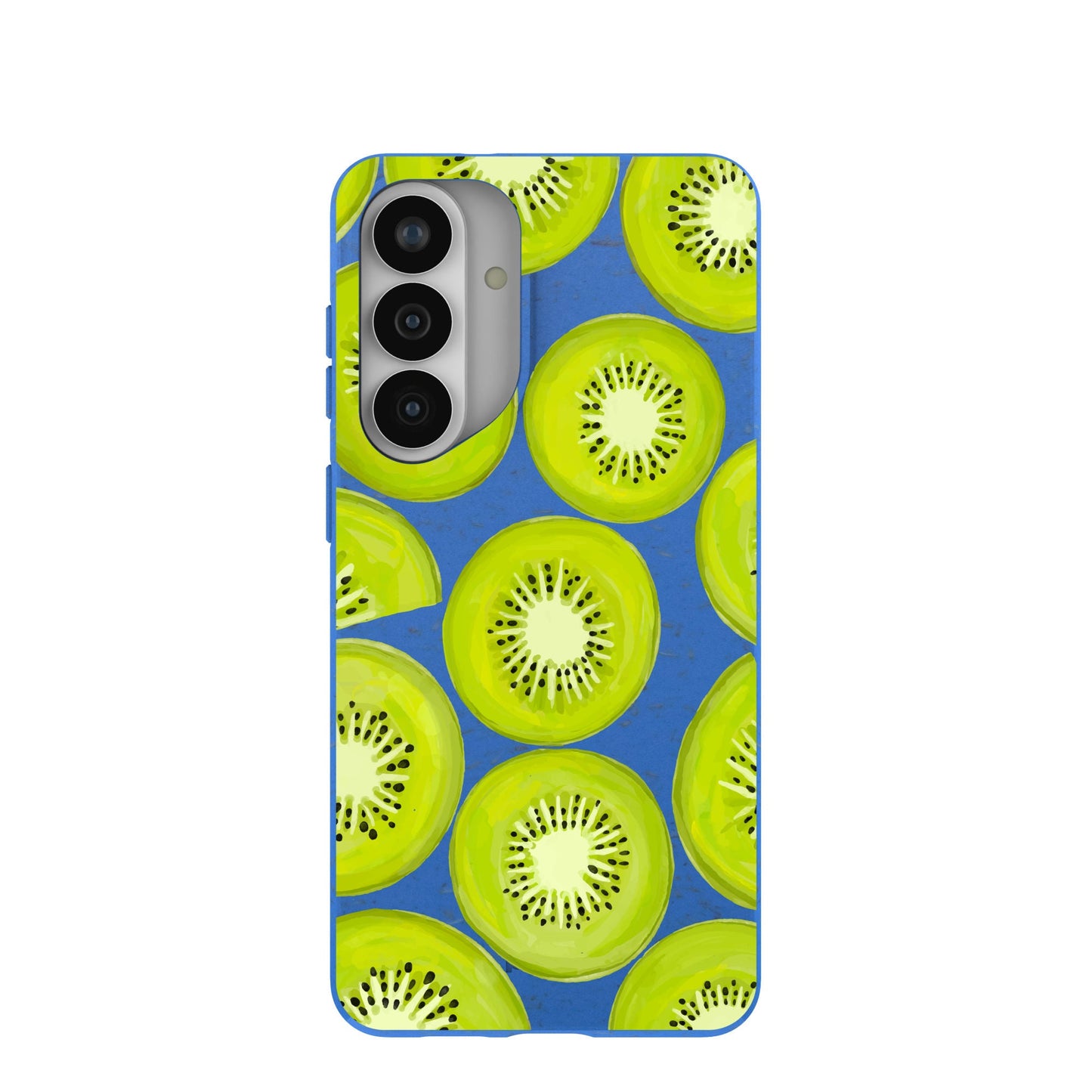 Electric Blue Kiwi Slices Samsung Galaxy S26+(Plus) Case