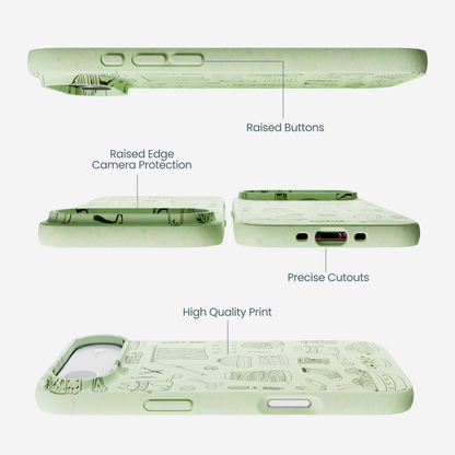 Sage Green Knit Nook iPhone Air Case