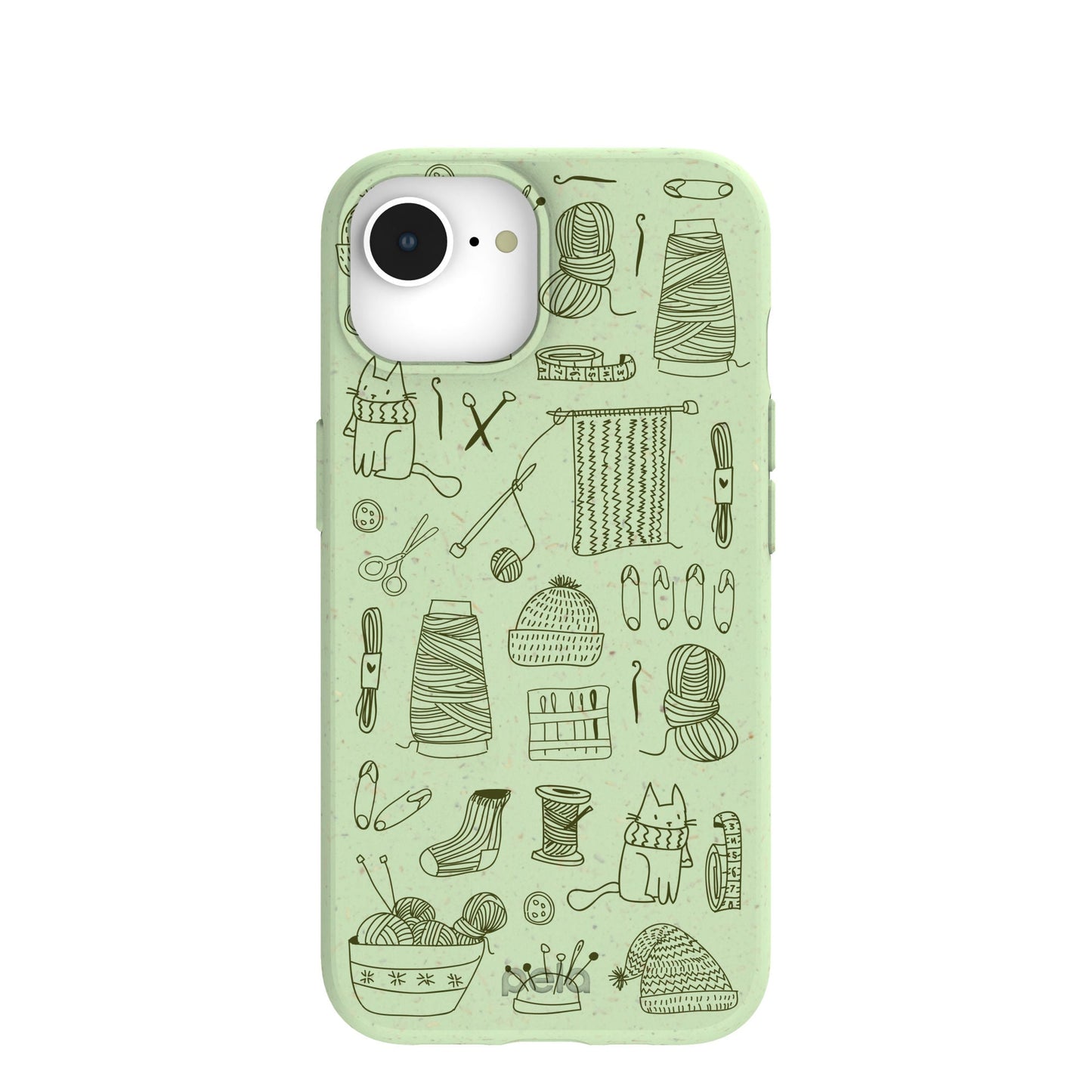 Sage Green Knit Nook iPhone 16e/17e Case