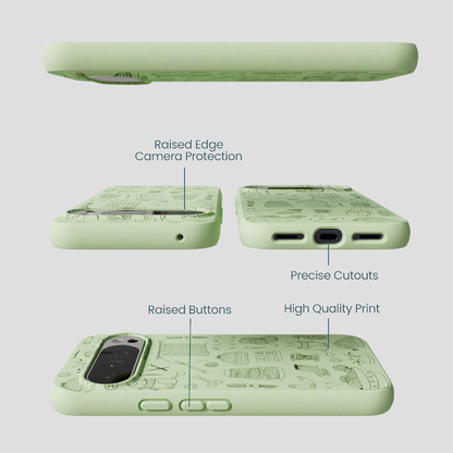 Sage Green Knit Nook Google Pixel 10 Pro XL Case