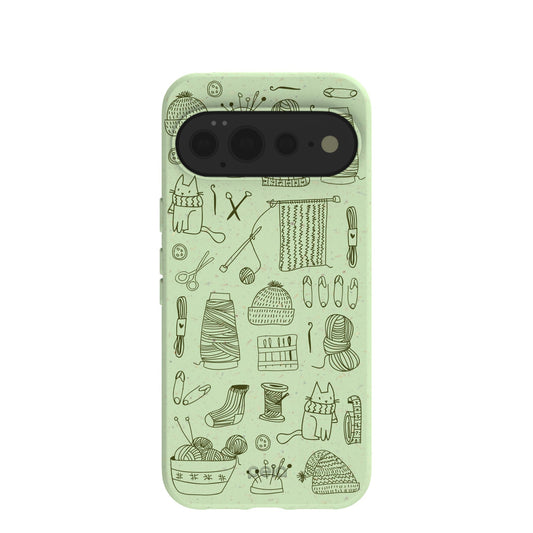 Sage Green Knit Nook Google Pixel 11 Pro XL Case