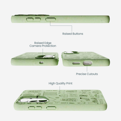 Sage Green Knit Nook Samsung Galaxy S26 Case