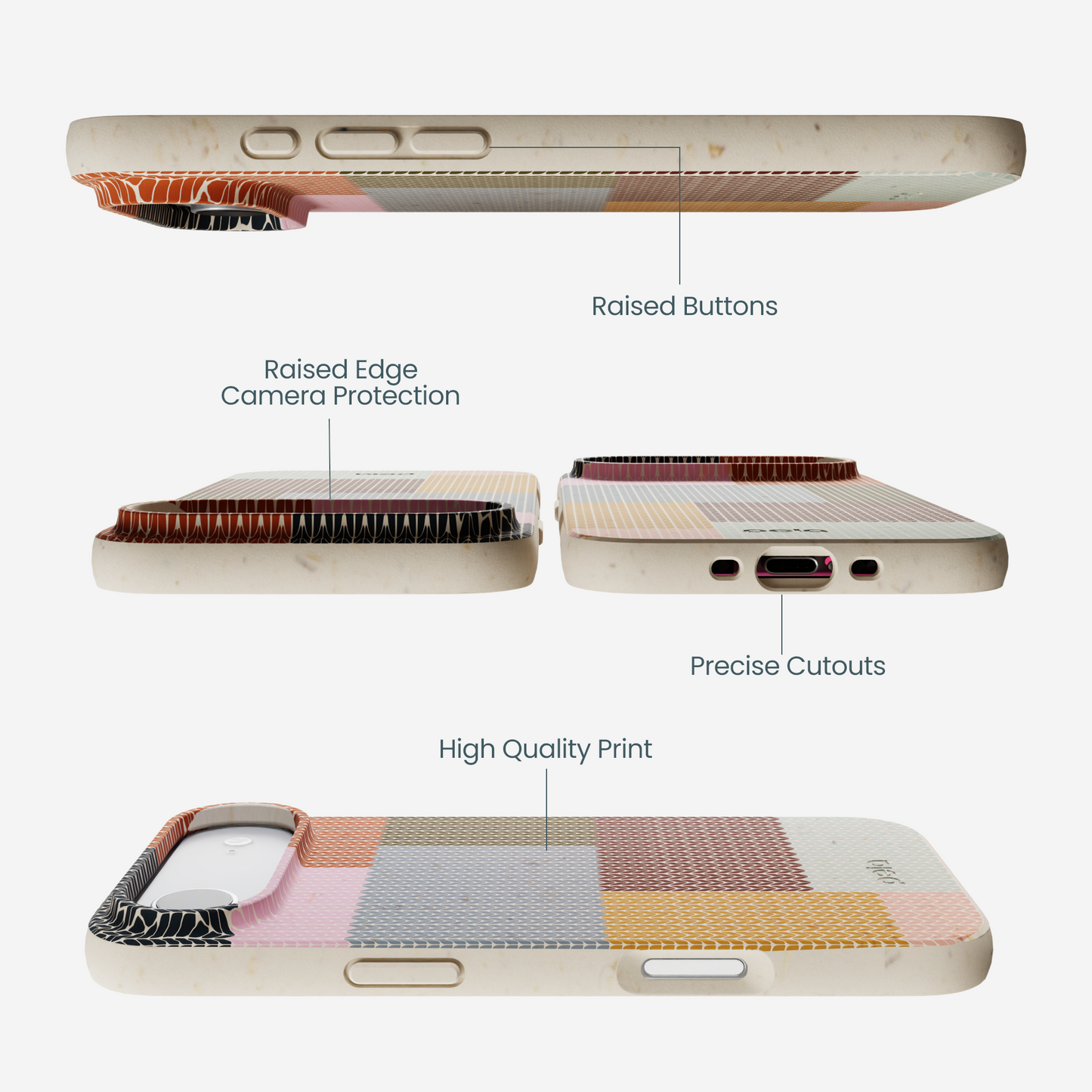 London Fog Knitted Patchwork iPhone Air Case