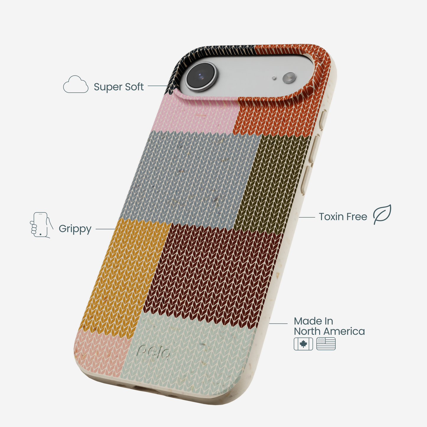 London Fog Knitted Patchwork iPhone Air Case