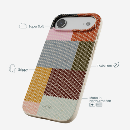 London Fog Knitted Patchwork iPhone Air Case