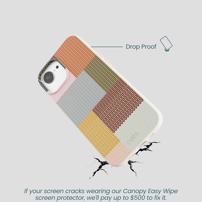 London Fog Knitted Patchwork iPhone 16e/17e Case