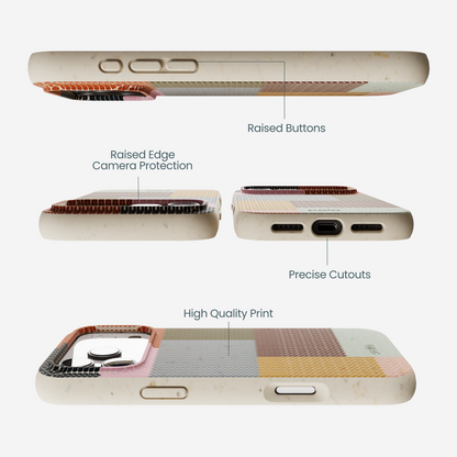 London Fog Knitted Patchwork iPhone 17 Pro Max Case