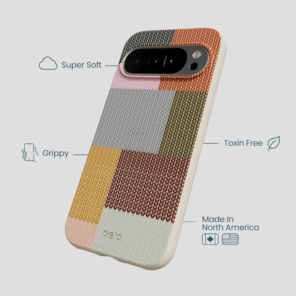 London Fog Knitted Patchwork Google Pixel 10 Pro XL Case