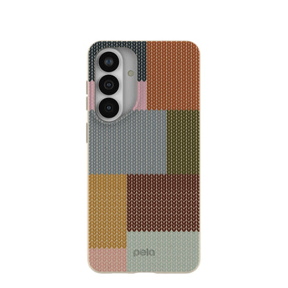 London Fog Knitted Patchwork Samsung Galaxy S26+(Plus) Case